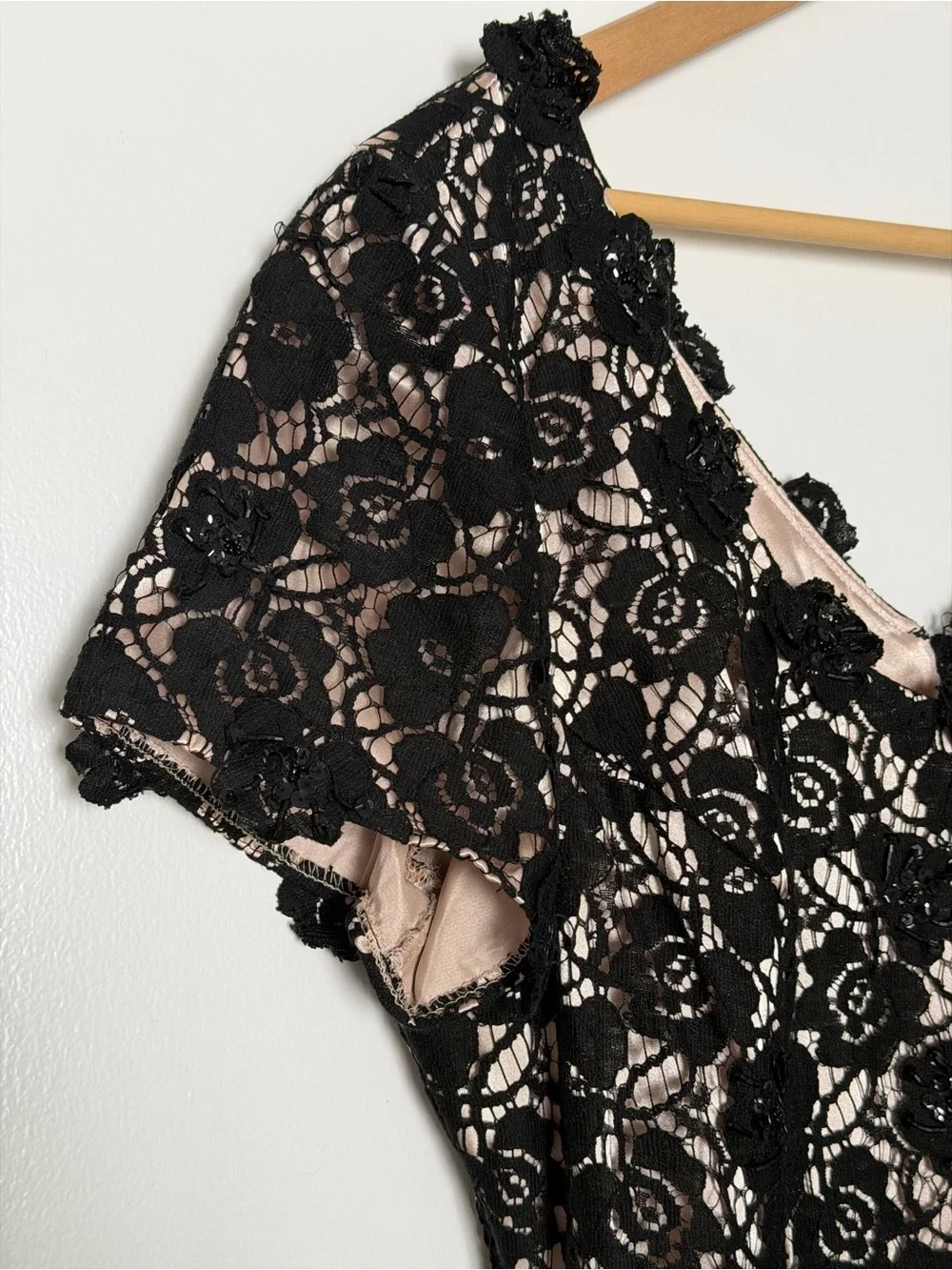 EUC JS Boutique Black Lace Dress